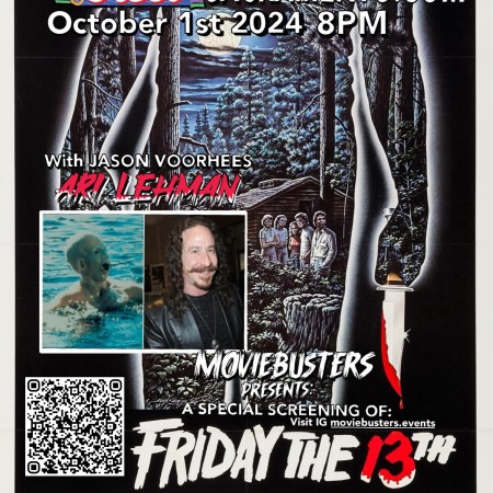 Next Moviebusters Event Friday the 13th with Special guest Ari Lehman